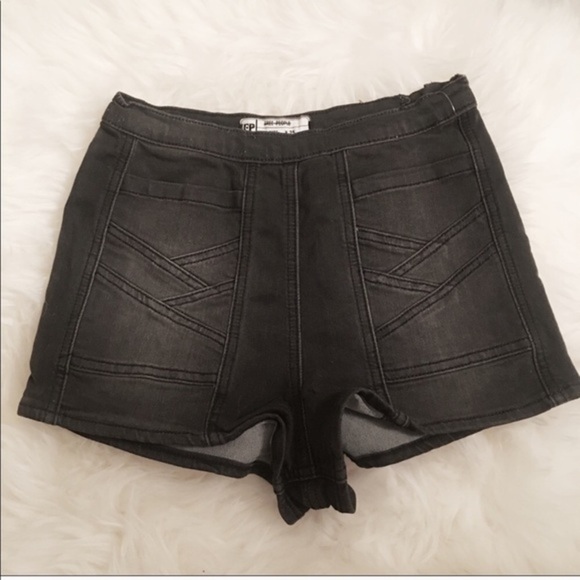 NWOT free people high waisted black stretchy - Picture 3 of 3